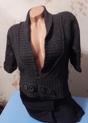 Пуловер кофта з коротким рукавом