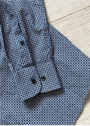 Шикарная рубашка швейцарского бренда, manor man easy care. l ворот 41/42