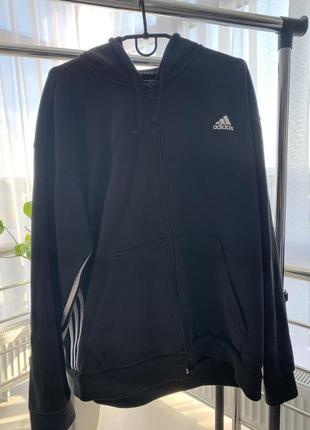 Кофта adidas men's sportswear must haves 3-stripes hoodie