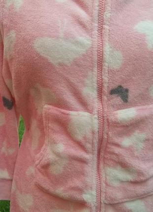 ( 8 лет на рост 128 см ) флисовый кигуруми пижама домашний комбинезон детский оригинал б / у2 фото