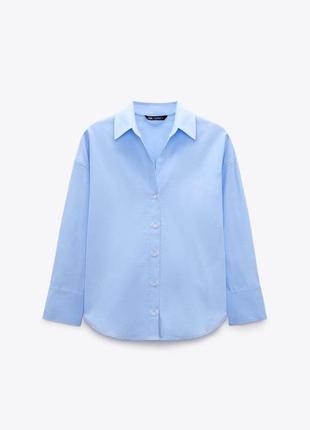 Блуза женская хлопковая zara1 фото