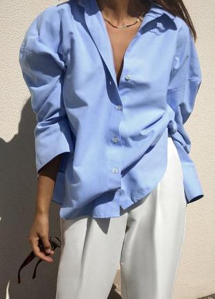 Блуза женская хлопковая zara2 фото