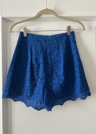 Zara голубые шорты6 фото