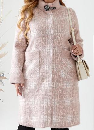 Шикарные пальто ,воротник стойка,альпака, турция,люкс.