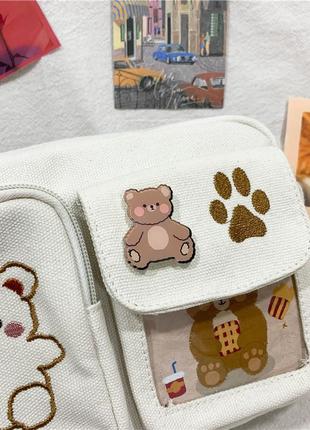 Сумка з ведмежам, з ведмедем тедді жіноча для дівчинки