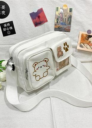 Сумка з ведмежам, з ведмедем тедді жіноча для дівчинки