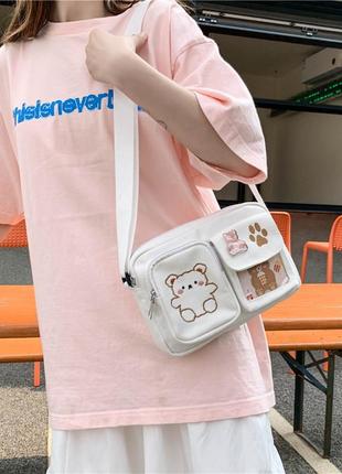 Сумка з ведмежам, з ведмедем тедді жіноча для дівчинки