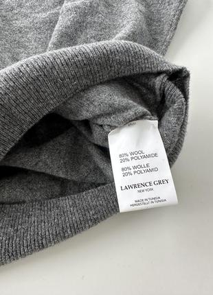 Вовняний светр lawrence grey чоловічий одяг вовна джемпер old money 5