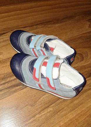 Состояние новых, кожаные туфли на липучках, тм miracle me, 
 26