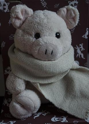 Зимний бежевый шарф