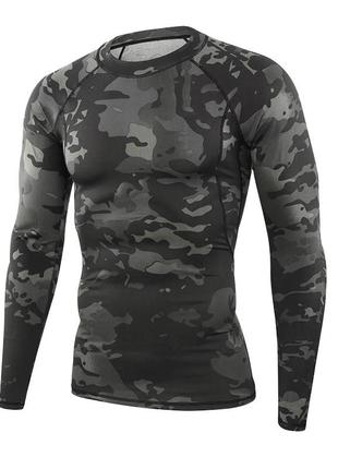 Термобілизна чоловіча lesko a152 camouflage black xl спідня білизна для чоловіків3 фото