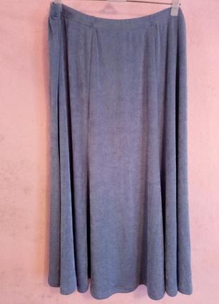 Спідниця "годе" сіро-блакитна, розмір 24