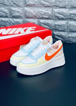 Nike air force 1 кроссовки женские/ подростковые для девушки разноцветные размеры 36-414 фото