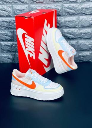 Nike air force 1 кроссовки женские/ подростковые для девушки разноцветные размеры 36-416 фото