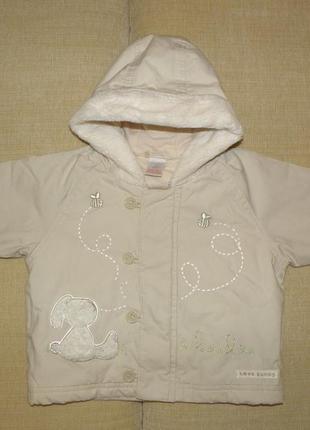 Легкая курточка с зайчиком next, унисекс