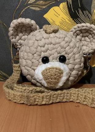 Вязаные детские сумки