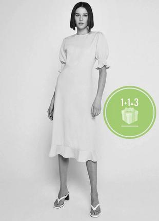 1+1=3🎁 новое! миди платье warehouse