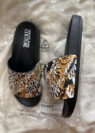 Шлепанцы versace couture