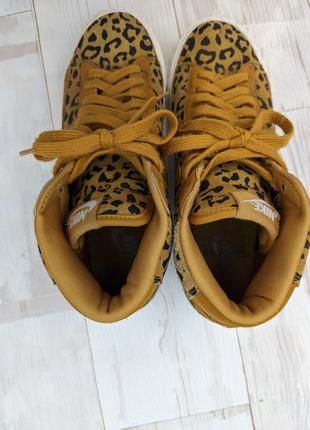 Nike blazer mid leopard6 фото