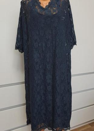Платье из ажурного гепюра v образное декольте! esmara