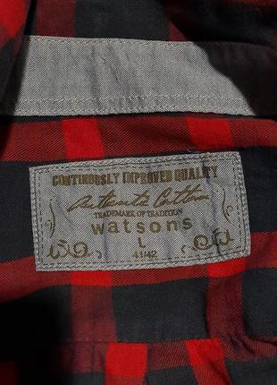 Watsons.   стильная рубашка в клетку5 фото
