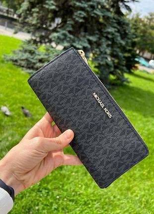 Гаманець michael kors jet set large logo wallet оригінал кошелек