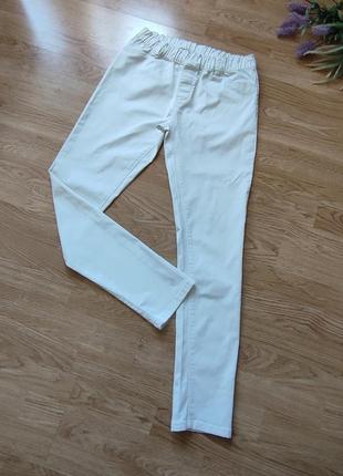 Белые джеггинсы эсмара esmara джинсы на резинке2 фото