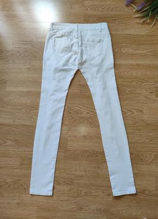 Белые джинсы с дырками ds fashion skinny2 фото