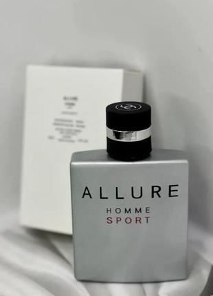 Chanel allure homme sport туалетна вода 100 ml мужські шанель аллюр хоум спорт духі алюр гом мужської парфюм3 фото