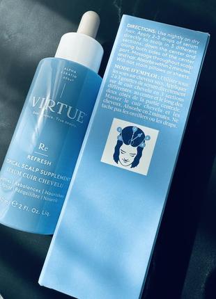 Virtue soothing hyaluronic acid topical scalp supplement сыворотка для кожи головы и волос