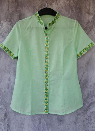 Жіноча лляна сорочка вишиванка,блузка, див. заміри в повному описі товару