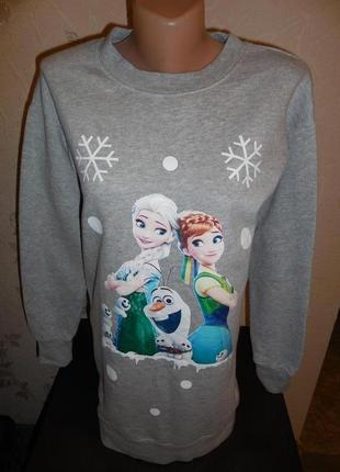 Платье - туника *frozen* , внутри начесик, 13-14 лет (158-164 см)