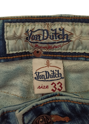 Джинси на манжетах von dutch10 фото