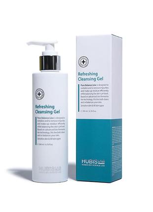 Освіжаючий гель для вмивання hubislab  refreshing cleansing gel 200 мл