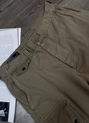 Винтажные крутые карго брюки polo ralph lauren2 фото