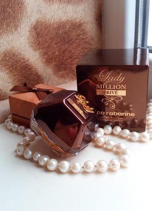 Парфюмированная вода paco rabanne lady million prive леди миллион прайв 80 мл