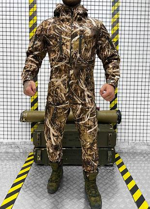 🔴 тактичний софтшел маскувальний осінній костюм мужской тактический