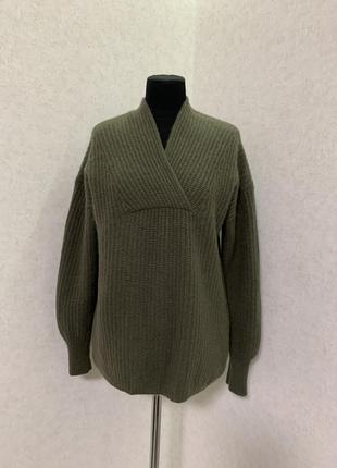 Шерстяно кашемировый джемпер премиального бренда