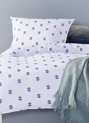 Качественное хлопковое постельное комплект, постельное белье от tcm tchibo (чибо), нитевичка1 фото
