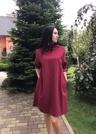 Бесшовное платье-мешок туречки