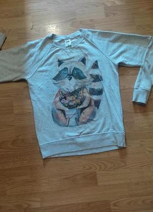 Свитшот енот кофта s