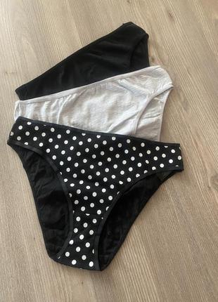 Хлопковые трусики primark  комплект