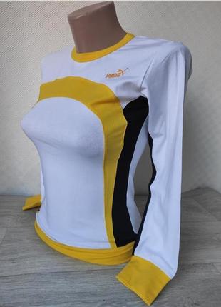 Лонгслив спортивный реглан футболка с длинным рукавом puma5 фото