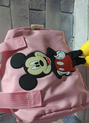 Сумка дісней, рожева сумка, розовая детская сумочка дисней, для дівчинки, disney, через плече, микки маус5 фото