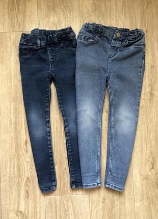 Джинсы джегинсы h&m 3-4 года комплект