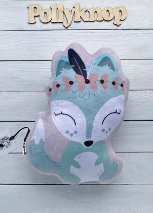 Подушка іграшка,плюшева лисичка