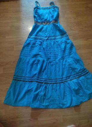 Платье платье сарафан м макси длинное в пол бохо