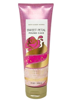 Крем для тела bath & body works sweet petal pound cake body cream 226 г2 фото