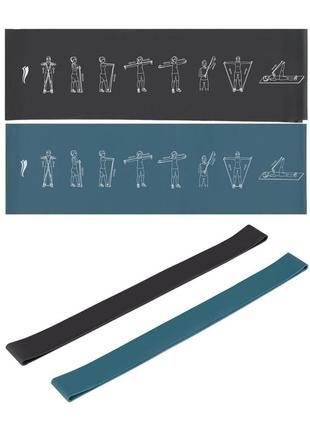 Фитнес резинки crivit 4 шт. германия набор комплект резинок для фитнеса спорта экспандеры тренировки эластичная лента петля1 фото