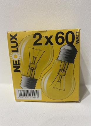 Neolux 60 w e27 promopack 2er pack лампа розжарювання